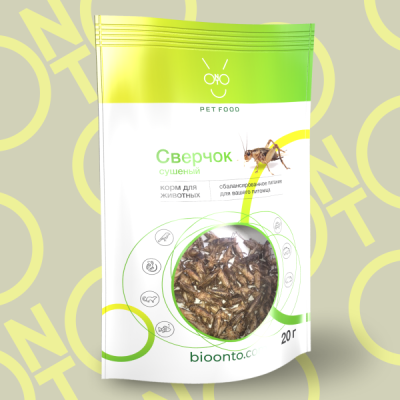 ONTO Сверчок сушеный, 20г